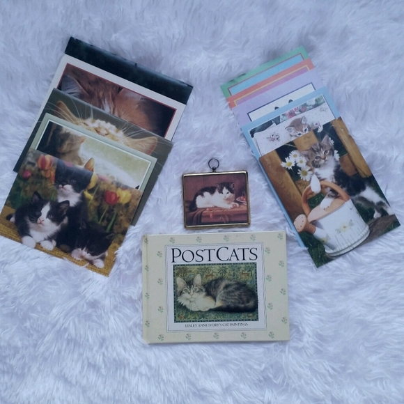 Vintage Cat Stationery (12 pcs)